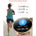 Smart Watches for Women/Men Fitness: 1.28 Inch Full Touch Screen, Activity Tracker Watch Compatible with iOS/Android, IP68 Waterproof Watch for Swimming, Heart Rate Monitor &amp; Blood Oxygen (Black)