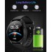 Smart Watches for Women/Men Fitness: 1.28 Inch Full Touch Screen, Activity Tracker Watch Compatible with iOS/Android, IP68 Waterproof Watch for Swimming, Heart Rate Monitor &amp; Blood Oxygen (Black)